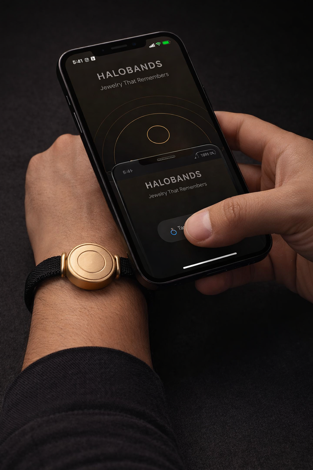 Scanning a HaloBand with phone